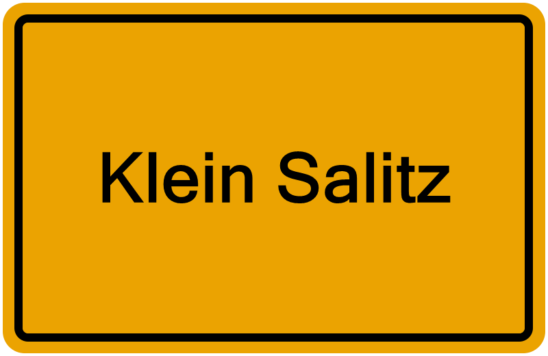 Handelsregisterauszug Klein Salitz